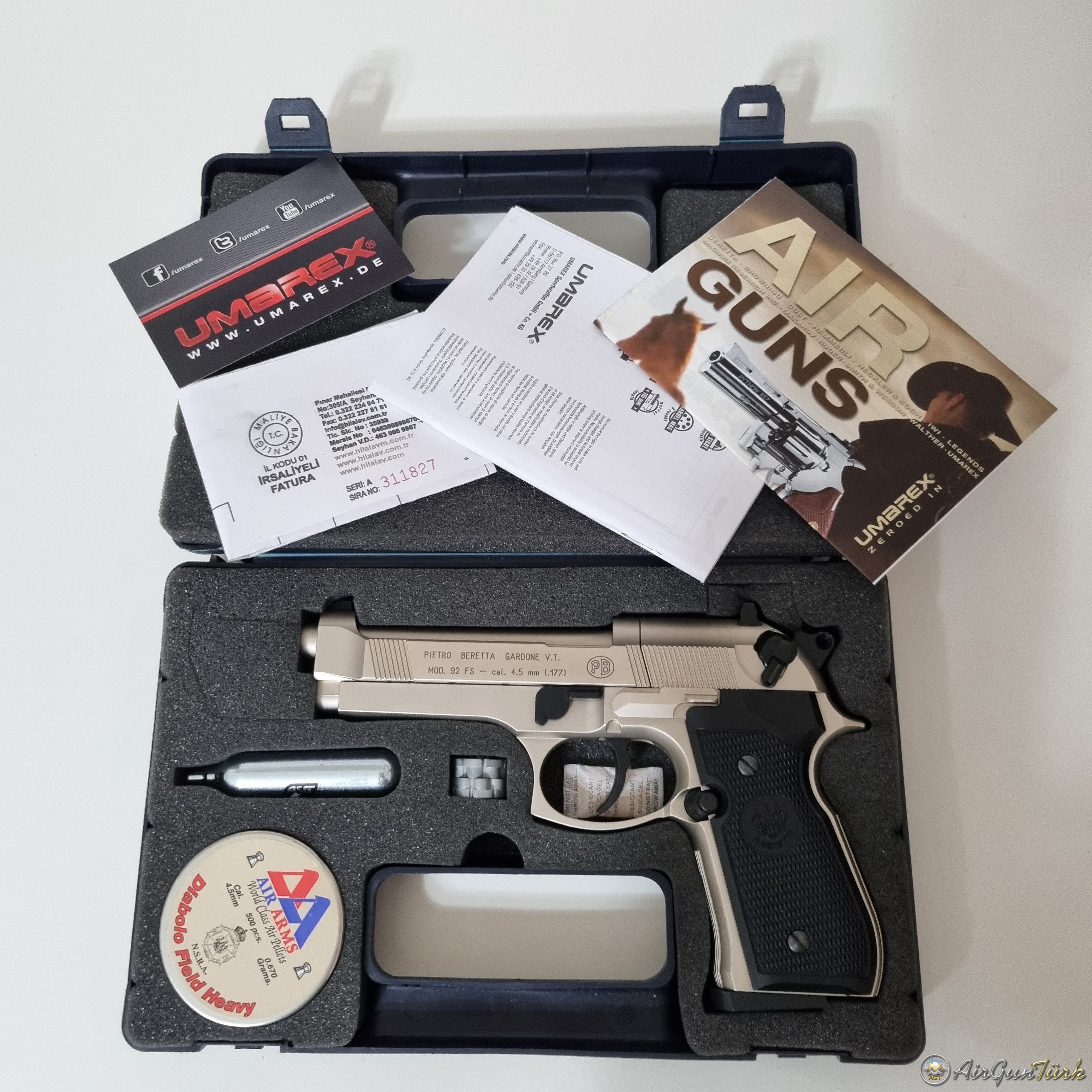 umarex beretta m92fs nickel